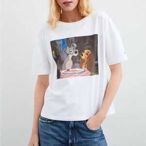 Zara Disney Lady and the Tramp Graphic Tee
